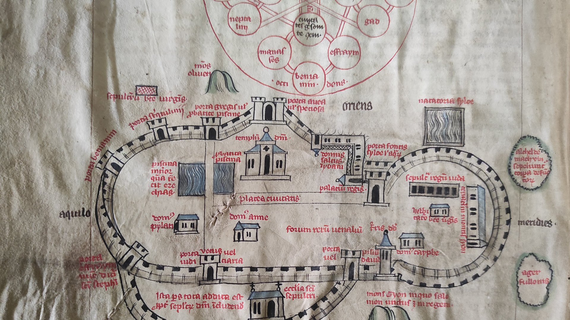 Plans of Jerusalem as Co-transmission in Two Manuscripts