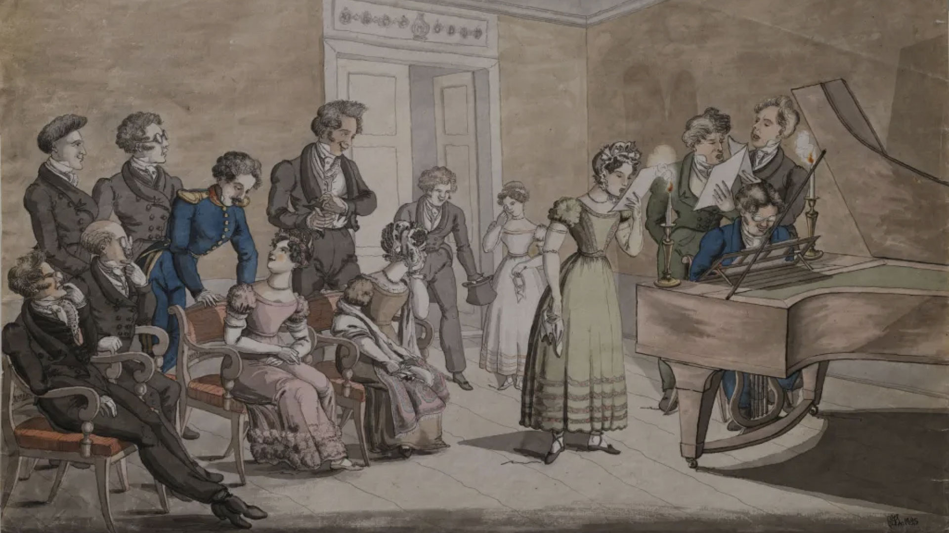 Hudebně-kulturní výměna a salon 19. století