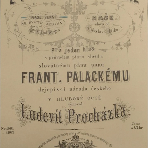 Musico-Literary Performance: “Exploring František Palacký’s Musical Prague (and Beyond)”