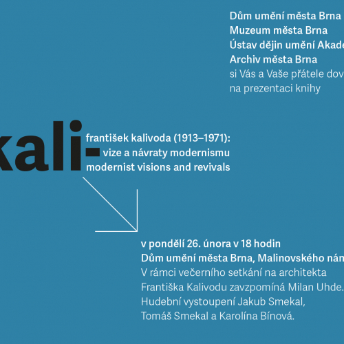 František Kalivoda - vize a návraty modernismu